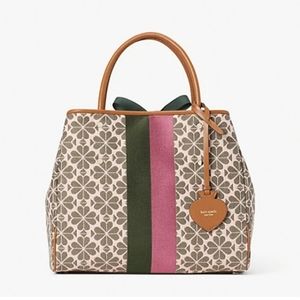 Kate Spade Flower Jacquard Medium Tote